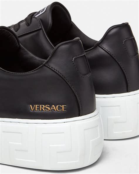 versace tennis chain|Versace greca sneakers.